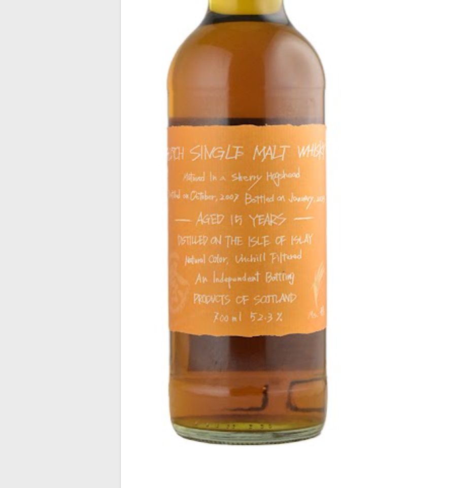 シークレットアイラ 2007 15YO SHERRY HOGSHEAD ハンドライティング 秩父ウイスキー祭2024