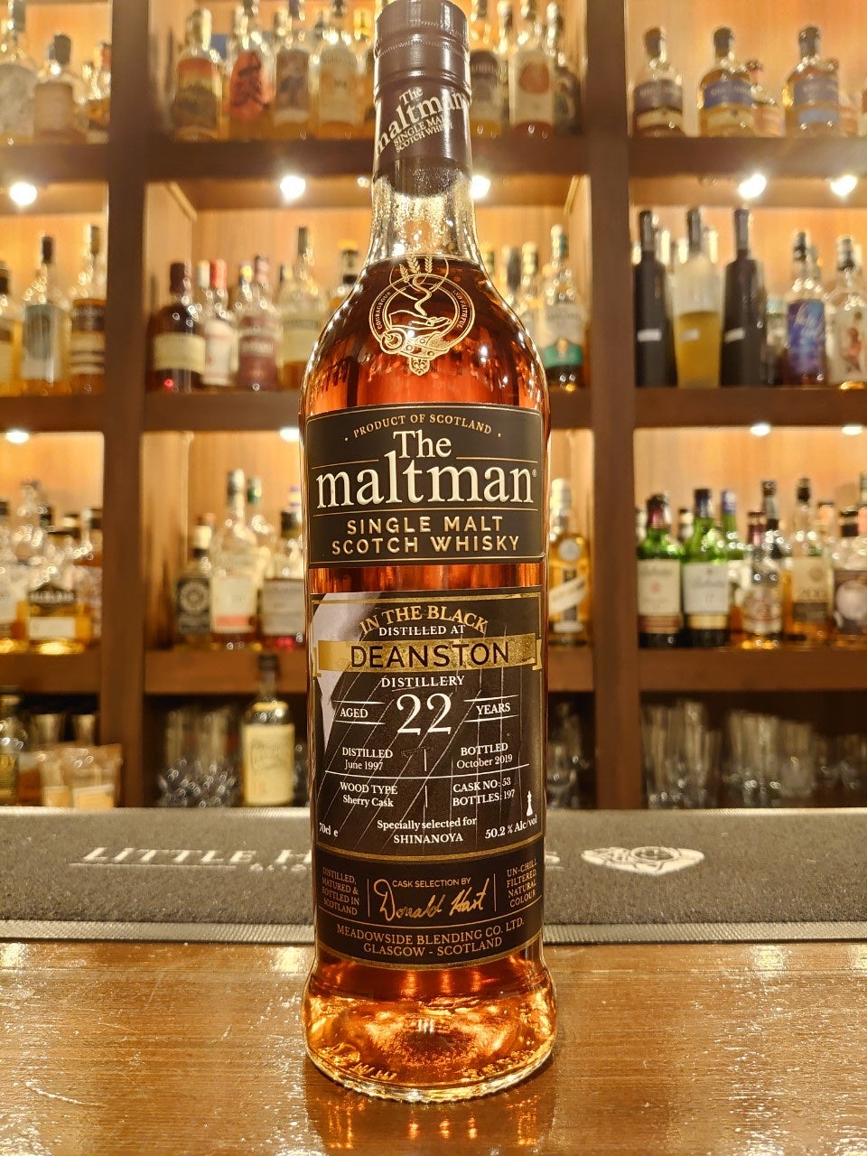 ディーンストン22年 モルトマン for SHINANOYA