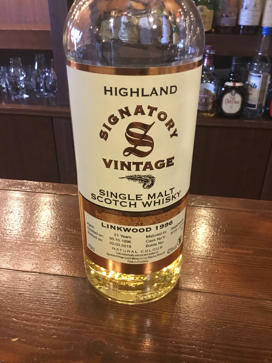 リンクウッド21年 1996 シグナトリー