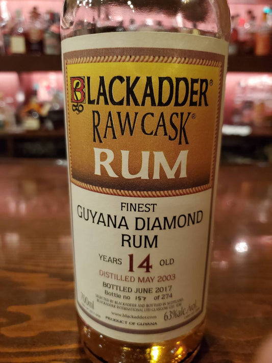 ロウカスク ラム ガイアナ ダイヤモンド ラム 14年 Cask ref:2017-068 63%