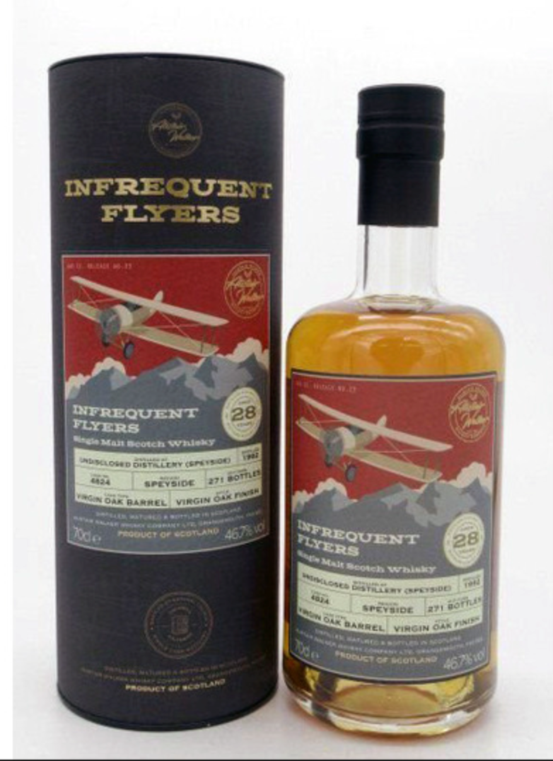 インフリークエント フライヤー　アンディスクローズド スペイサイド1992-2020　28年　ヴァージンオークバレルフィニッシュ