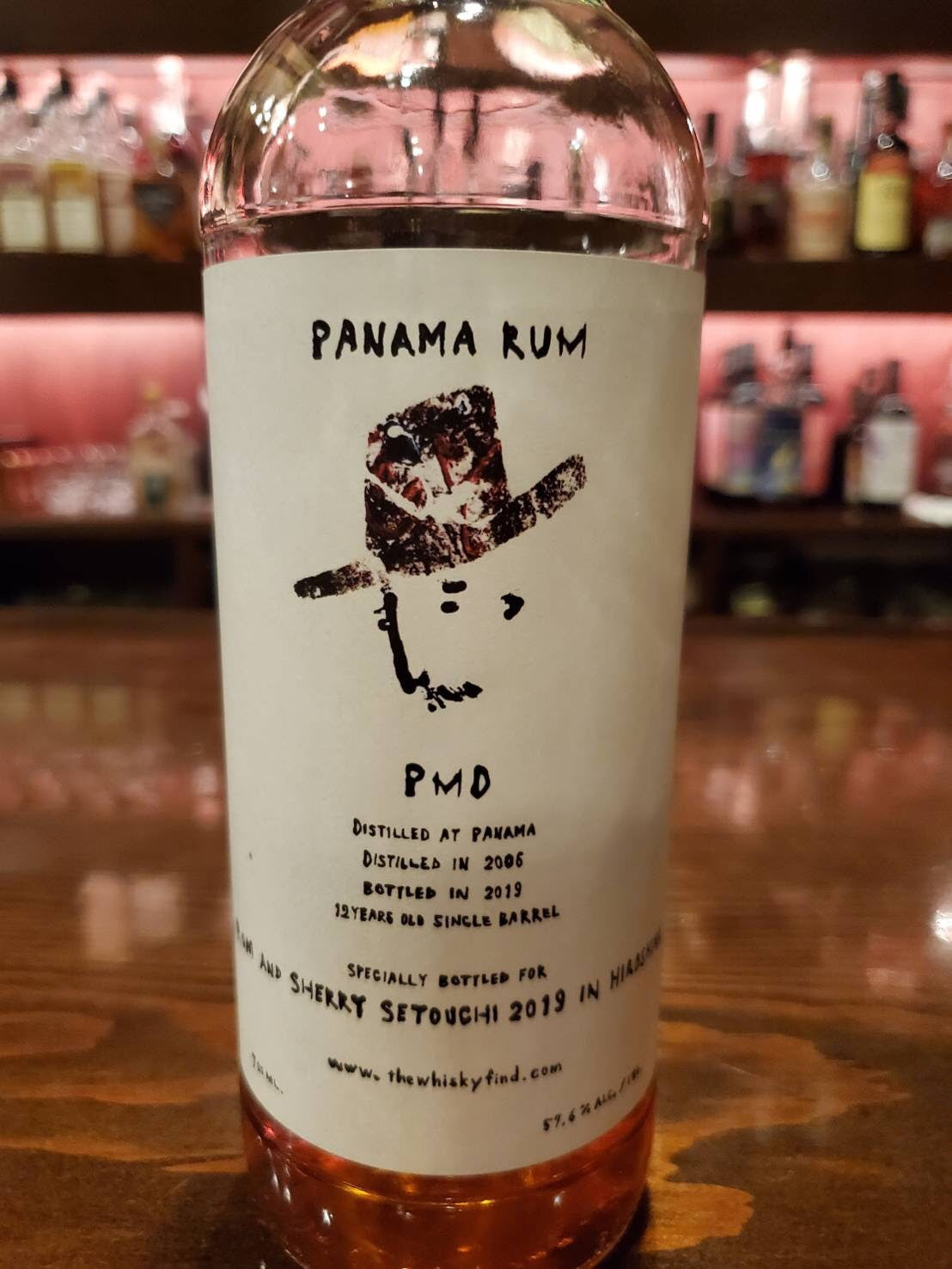 パナマ PMD 2006年 ラム&シェリー瀬戸内2019 記念ボトル 首領ホセラベル— Rum＆Whisky リトルハピネス